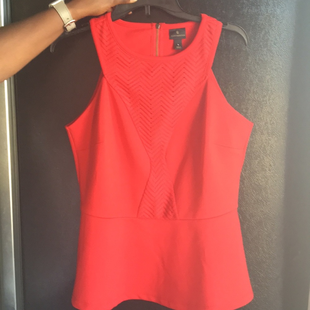 Red blouse